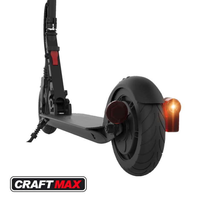 CraftMax "StreetMax" Elektroroller E-Scooter E-Roller schwarz Hinterrad