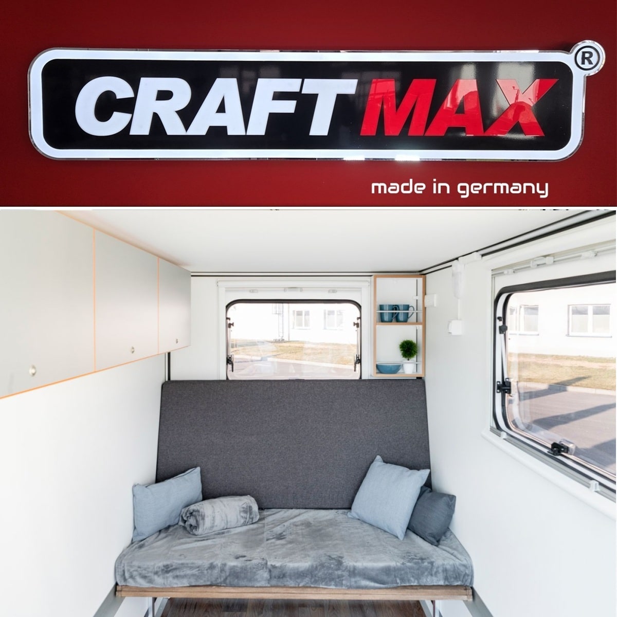 OffRoad 1300 Speedcaravan BlackCross-Edition 3.00x1.46x1.90m, vollausgestattet, Küche, Doppelbett, Fenster, Tür 100kmh (2)