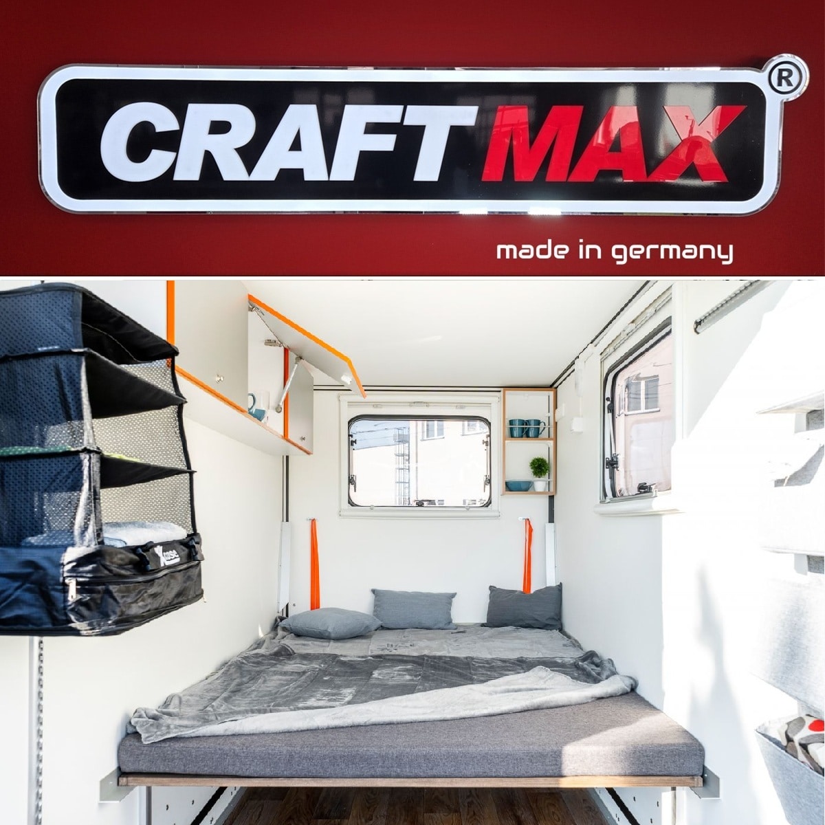 OffRoad 1300 Speedcaravan BlackCross-Edition 3.00x1.46x1.90m, vollausgestattet, Küche, Doppelbett, Fenster, Tür 100kmh (6)