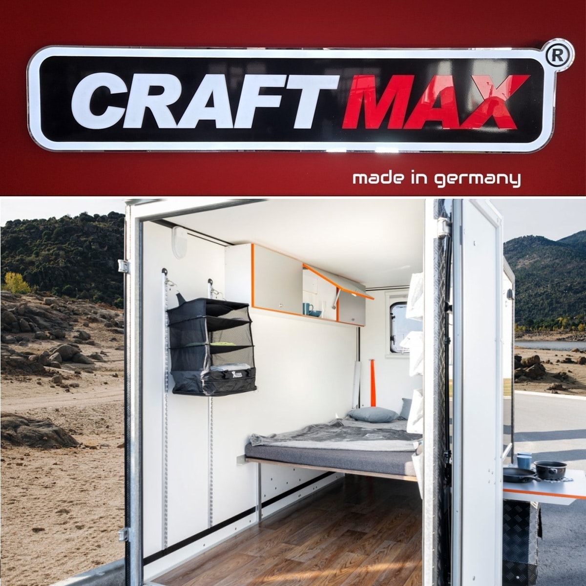 OffRoad 1300 Speedcaravan BlackCross-Edition 3.00x1.46x1.90m, vollausgestattet, Küche, mit Doppelbett