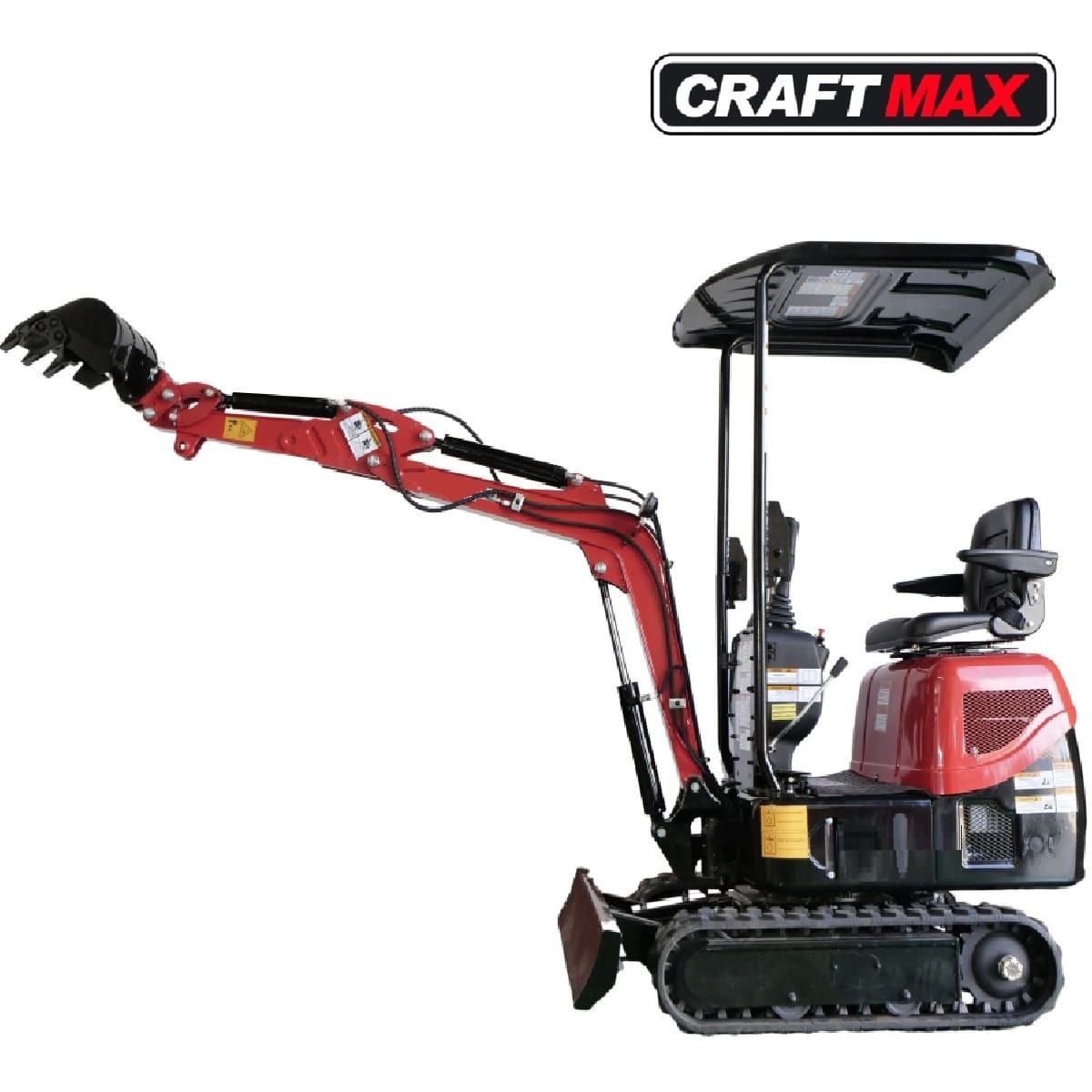 Kettenbagger XT 9,5PS7KW Diesel Joystick, schwenkbarer Baggerarm, verstellbare Fahrwerkweite, Ölkühler, 1.65m Grabtiefe, 940 (6)