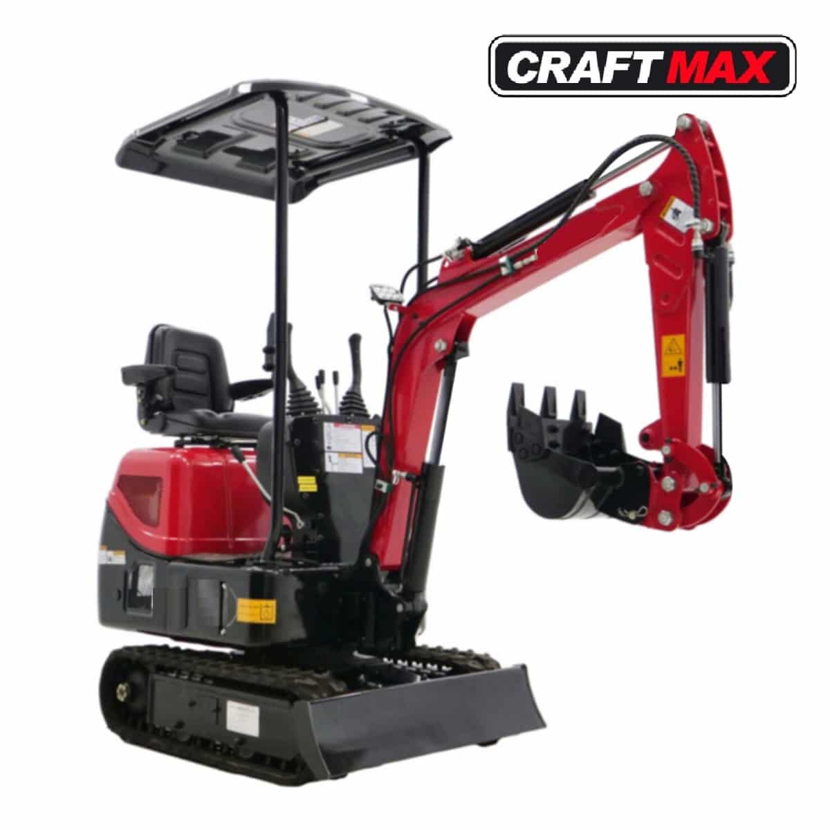 Kettenbagger XT 9,5PS7KW Diesel Joystick, schwenkbarer Baggerarm, verstellbare Fahrwerkweite, Ölkühler, 1.65m Grabtiefe, 940kg (1)