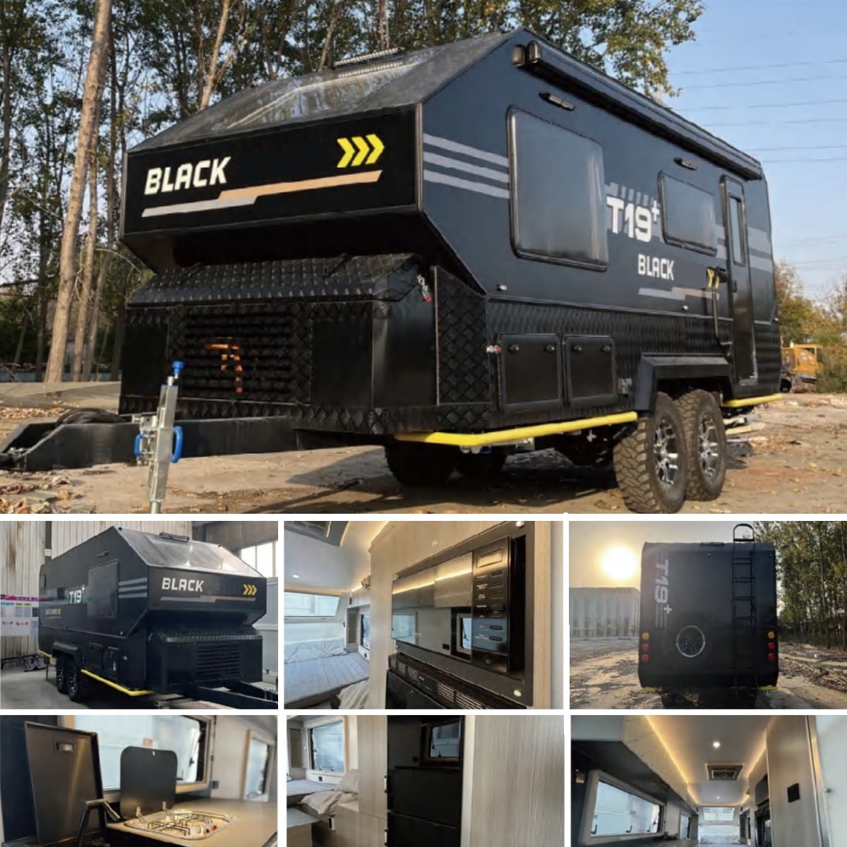 CRAFTMAX® BLACK BROTHER EXP-35 Extreme OffRoad Caravan Tandem ThermoSandwich 5.37x2.05x2.50m, vollausgestattet 3