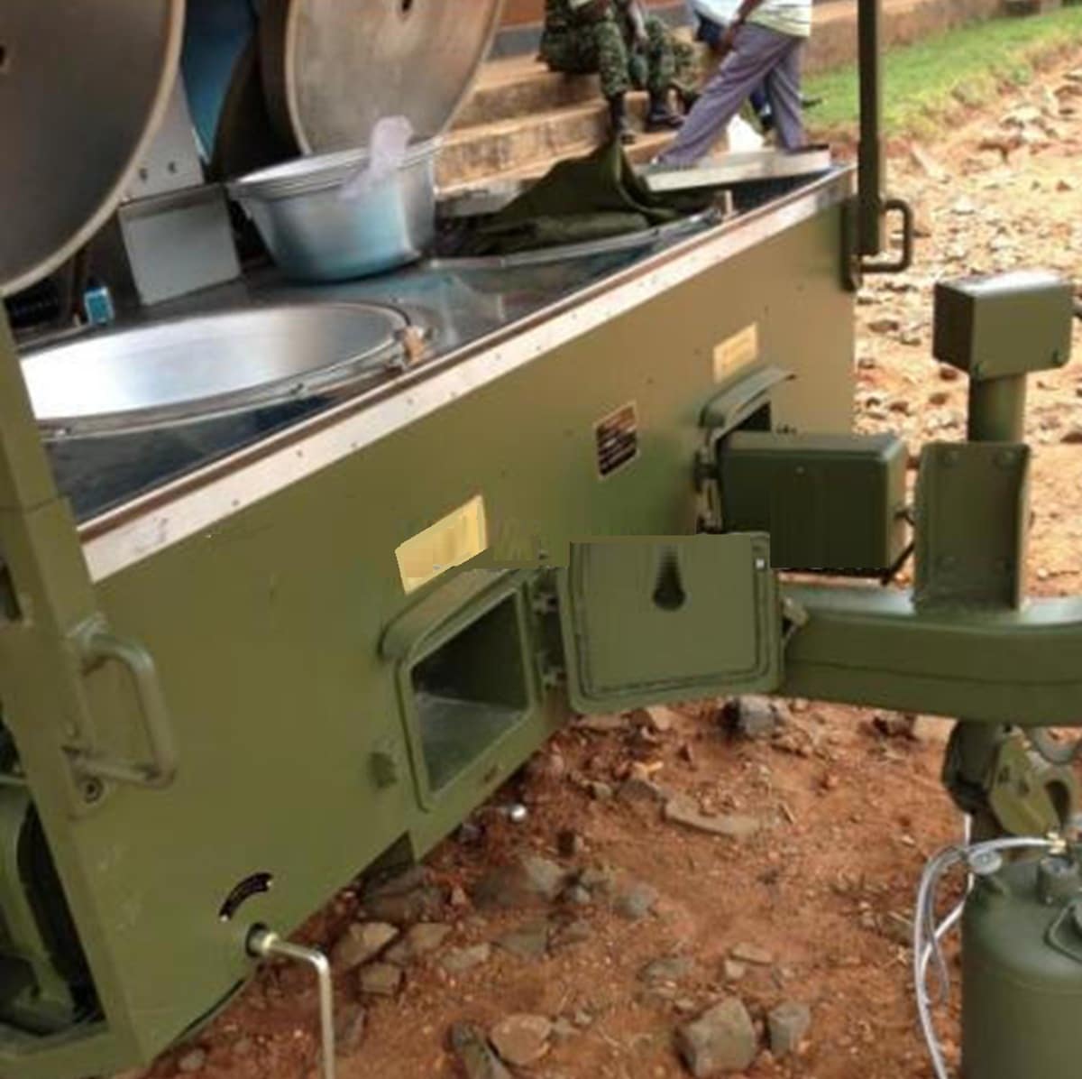 DE-Heimatschutz® Feldküche, Gulaschkanone, Militär, Armee Versorgung, Einachser - fabrikneu (5)