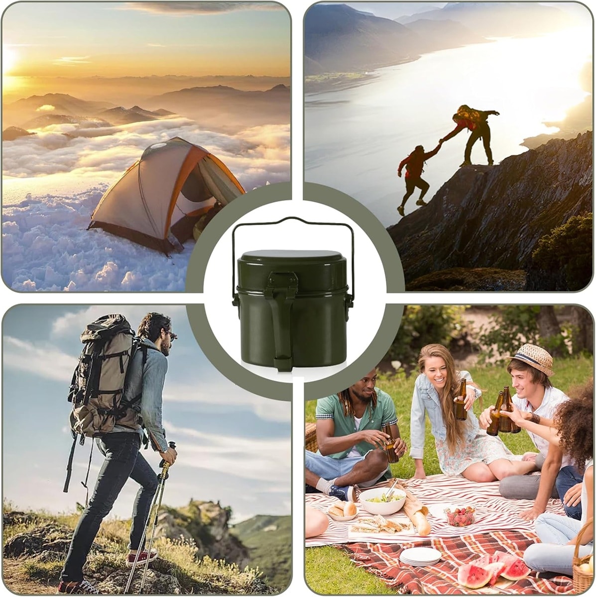 Heimatschutz Bundeswehr Kochgeschirr Alu Outdoor (2)